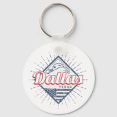 Dallas Texas City United Staaten Vintag USA Schlüsselanhänger (Vorderseite)