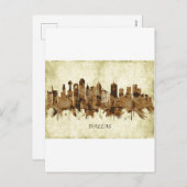 Dallas Texas Cityscape Feiertagspostkarte (Vorne/Hinten)