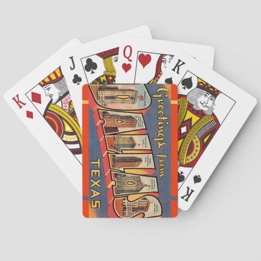 Dallas Texas Classic Spielkarten (Rückseite)