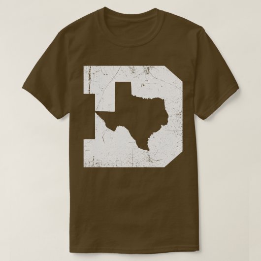 Dallas Texas D Navy T-Shirt (Design vorne)
