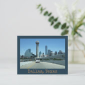 Dallas Texas Designer Postkarte (Stehend Vorderseite)