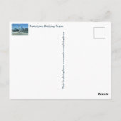 Dallas Texas Designer Postkarte (Rückseite)
