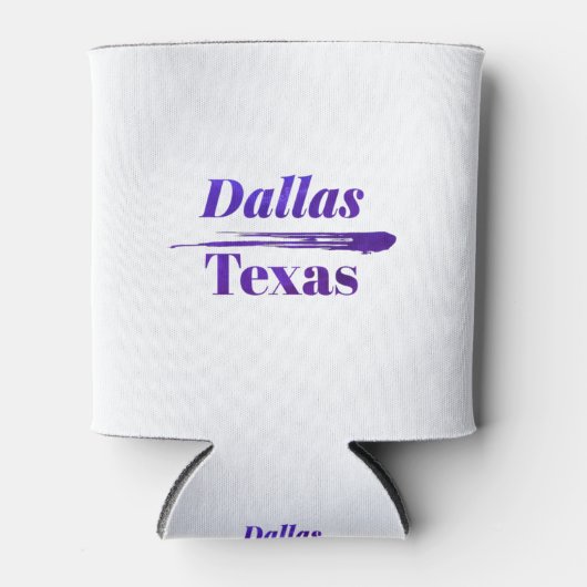 Dallas Texas Dosenkühler (Vorderseite)