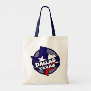 Dallas Texas Fahne platzte wieder verwendbare Tasc Tragetasche