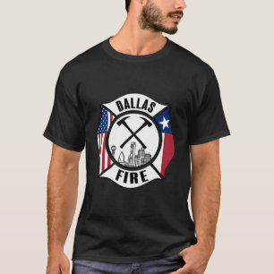 Dallas Texas Fire Rescue Department Feuerwehr D T-Shirt