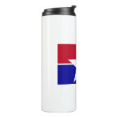 Dallas Texas Flag Thermosbecher (Nach links gedreht)