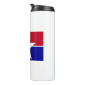 Dallas Texas Flag Thermosbecher (Nach rechts gedreht)