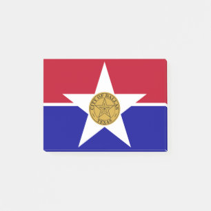 Dallas Texas Flagge Post-it Klebezettel
