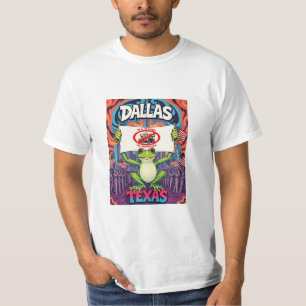 Dallas Texas Frosch Keine Könige in Amerika T-Shirt