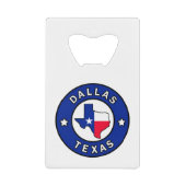 Dallas Texas Geldbeutel Flaschenöffner (Vorderseite)