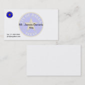 Dallas Texas Great Siegel Visitenkarte (Vorne/Hinten)