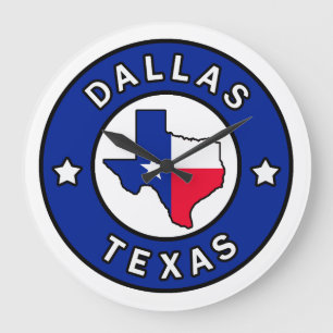 Dallas Texas Große Wanduhr
