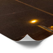 Dallas, Texas in der Nacht Poster (Ecke)