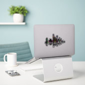 Dallas, Texas in Graffiti Aufkleber (Laptop auf Schreibtisch)