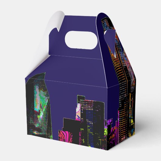 Dallas, Texas in Graffiti Geschenkschachtel (Rückseite)