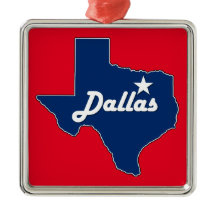 Dallas Texas Lone Star Staat Karte Texan Weihnacht