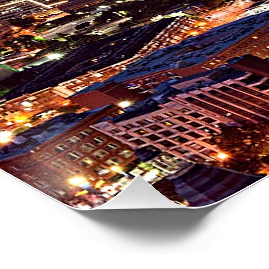 Dallas, Texas-Luftbild, Poster (Ecke)