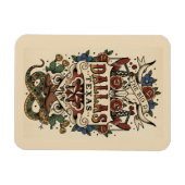 Dallas Texas Magnet (Horizontal)