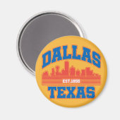 Dallas, Texas Magnet (Vorderseite/Rückseite)