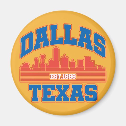 Dallas, Texas Magnet (Vorne)
