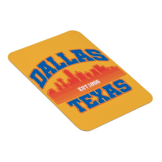 Dallas, Texas Magnet (Rechte Seite)