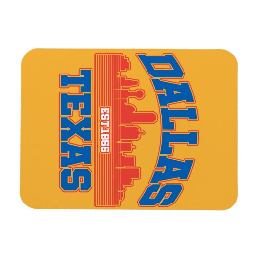 Dallas, Texas Magnet (Horizontal)