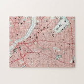 Dallas Texas Map (1995) Puzzle (Horizontal)