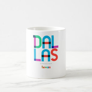 Dallas Texas Mid Century, Pop Art, Kaffeetasse