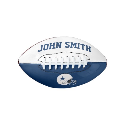 Dallas Texas Name Personalisiert Football (Vorderseite)