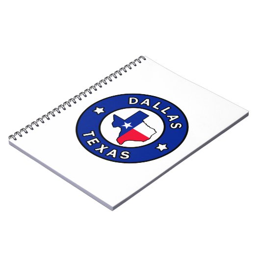Dallas Texas Notizblock (Linke Seite)