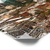 Dallas Texas Panorama VIew City Silhouette Poster (Ecke)