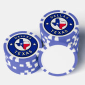 Dallas Texas Pokerchips (Stapel)
