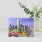 DALLAS TEXAS POSTCARD POSTKARTE (Stehend Vorderseite)