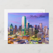 DALLAS TEXAS POSTCARD POSTKARTE (Vorne/Hinten)
