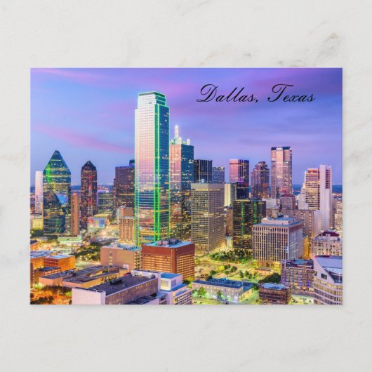 DALLAS TEXAS POSTCARD POSTKARTE (Vorderseite)