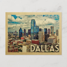 Dallas Texas Postcard Vintage Travel Postkarte