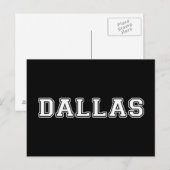 Dallas Texas Postkarte (Vorne/Hinten)