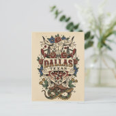 Dallas Texas Postkarte (Stehend Vorderseite)