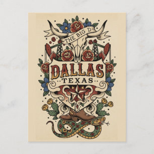 Dallas Texas Postkarte
