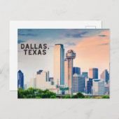 Dallas, Texas Postkarte (Vorne/Hinten)