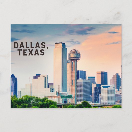 Dallas, Texas Postkarte (Vorderseite)