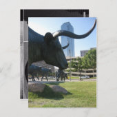 Dallas TEXas Postkarte (Vorne/Hinten)