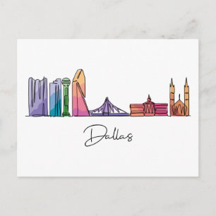 Dallas TEXAS Postkarte