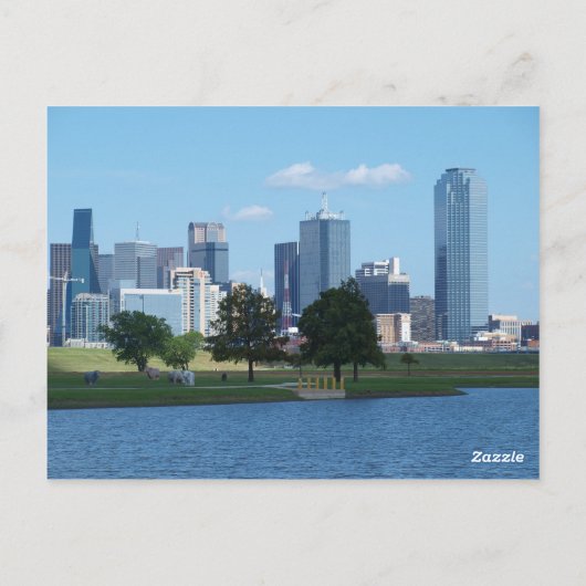 Dallas, Texas Postkarte (Rückseite)