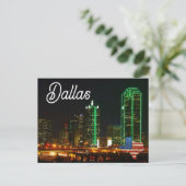 Dallas Texas Postkarte (Stehend Vorderseite)