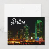 Dallas Texas Postkarte (Vorne/Hinten)