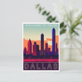 Dallas, Texas, Reisen Postkarte (Stehend Vorderseite)