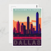 Dallas, Texas, Reisen Postkarte (Vorne/Hinten)