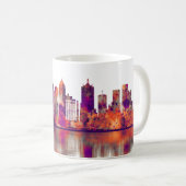 Dallas Texas Skyline Kaffeetasse (VorderseiteRechts)