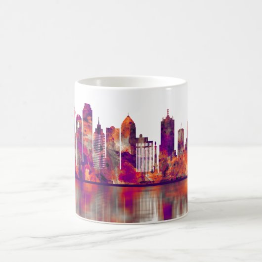 Dallas Texas Skyline Kaffeetasse (Mittel)